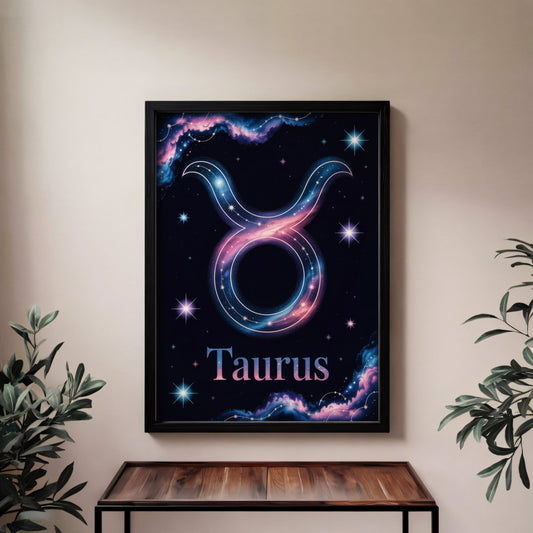 Aisle29 Posters Taurus Cosmic Wall Art