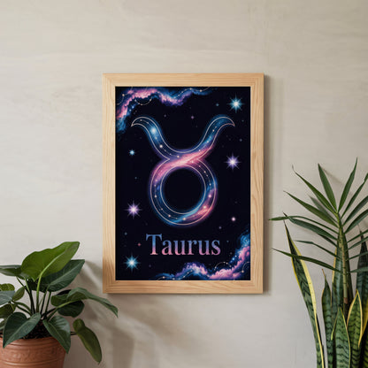 Aisle29 Posters Taurus Cosmic Wall Art