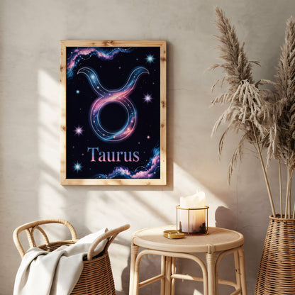 Aisle29 Posters Taurus Cosmic Wall Art
