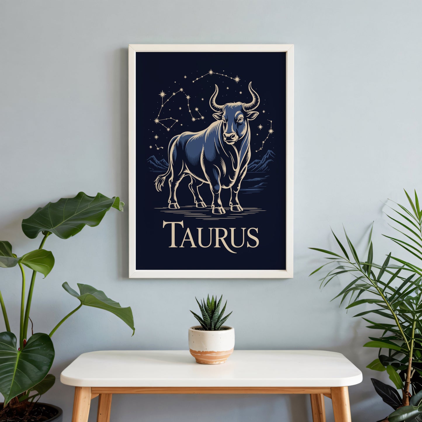 Aisle29 Posters Taurus Night Wall Art
