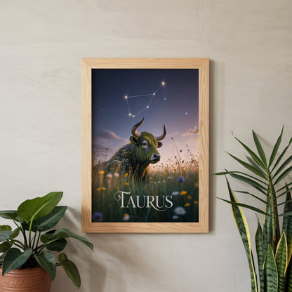 Aisle29 Posters Taurus Serene Wall Art