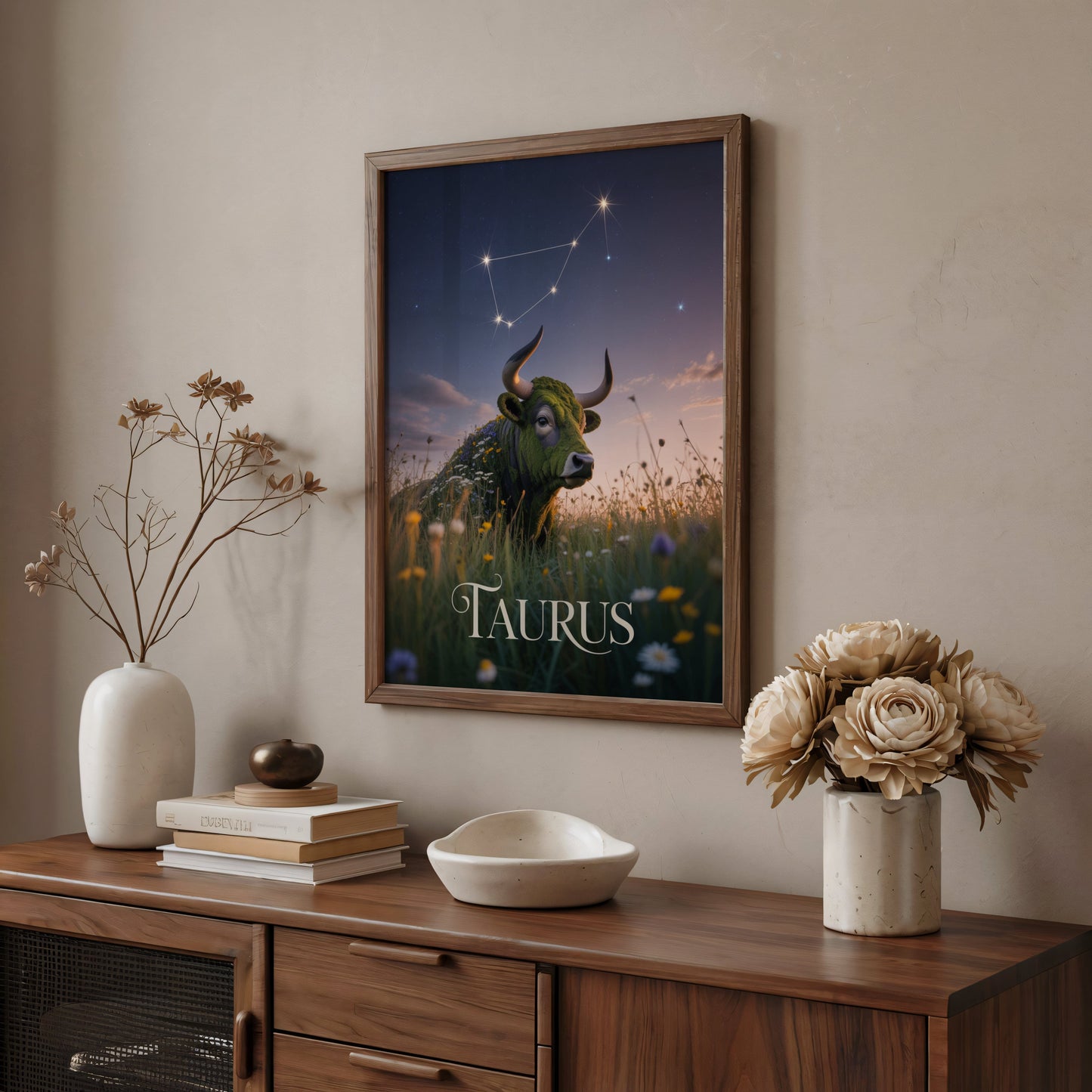 Aisle29 Posters Taurus Serene Wall Art