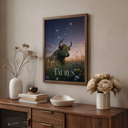 Aisle29 Posters Taurus Serene Wall Art