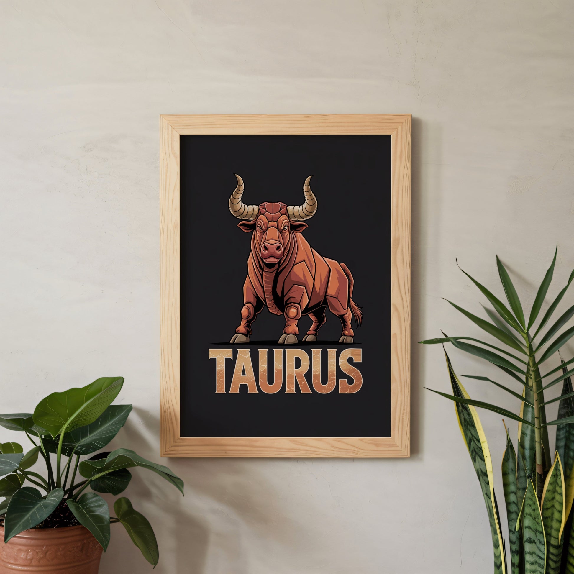 Aisle29 Posters Taurus Strong Bull Wall Art