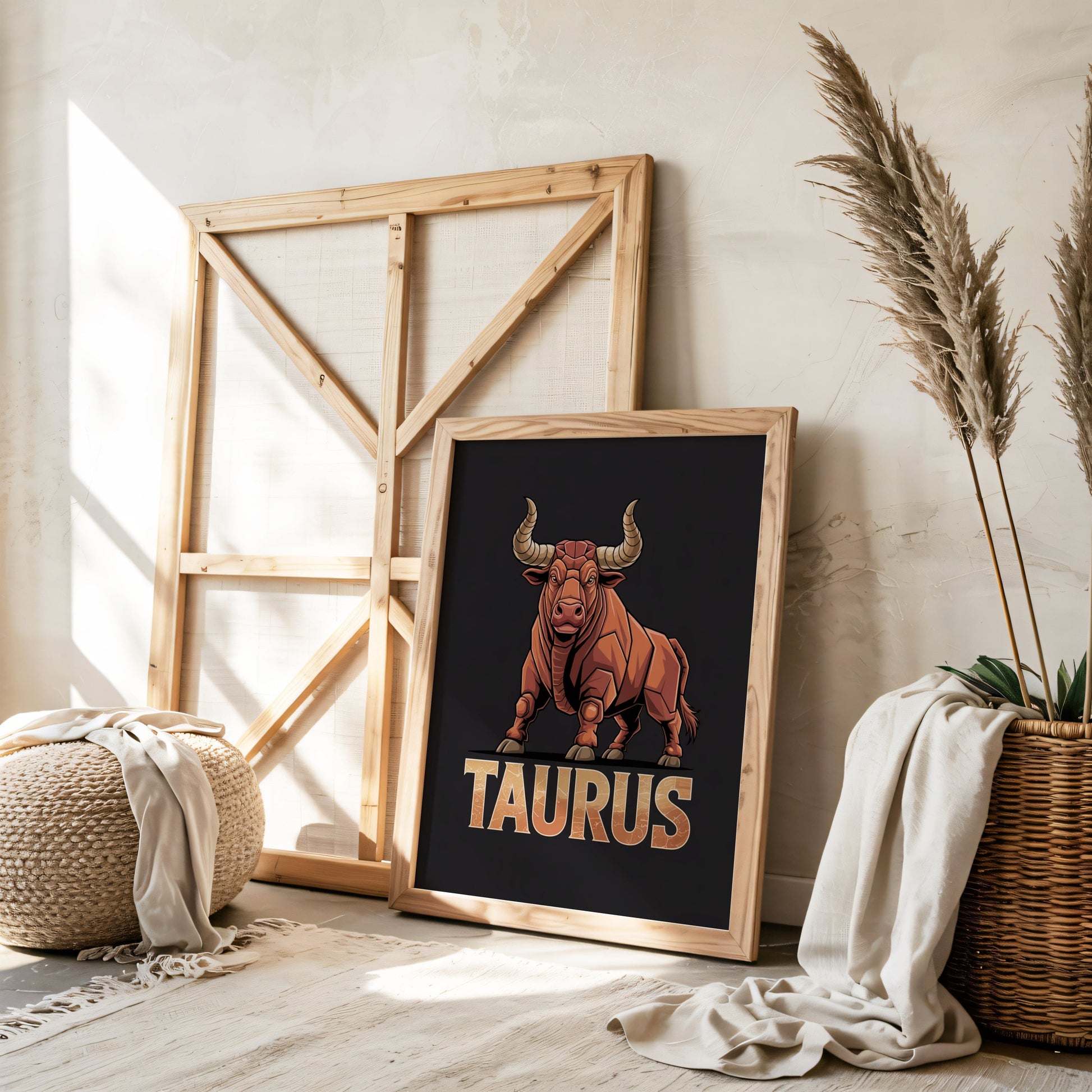 Aisle29 Posters Taurus Strong Bull Wall Art