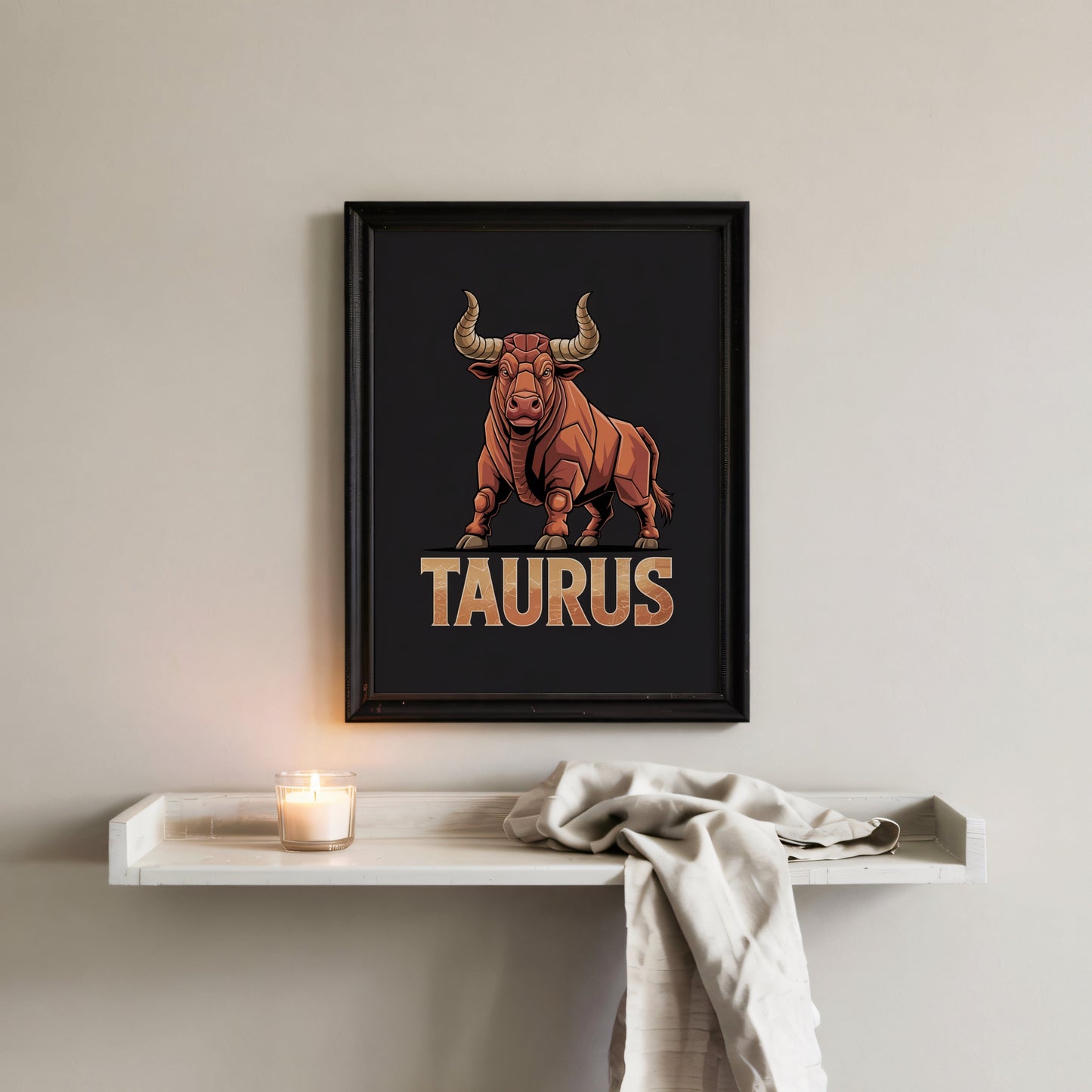 Aisle29 Posters Taurus Strong Bull Wall Art