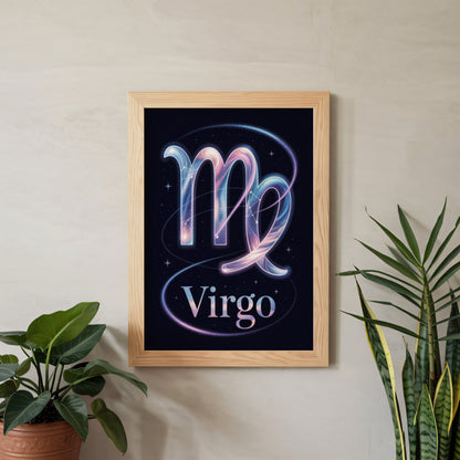 Aisle29 Posters Virgo Cosmic Wall Art