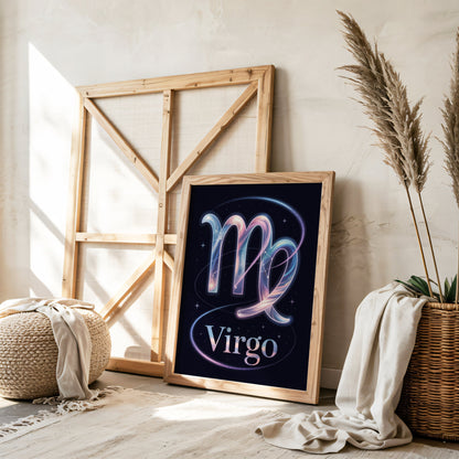 Aisle29 Posters Virgo Cosmic Wall Art