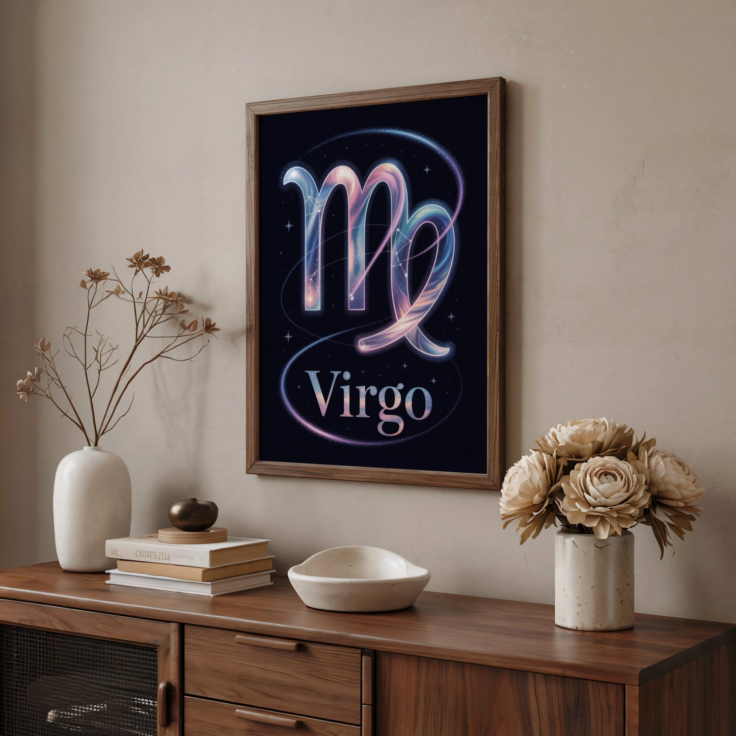 Aisle29 Posters Virgo Cosmic Wall Art