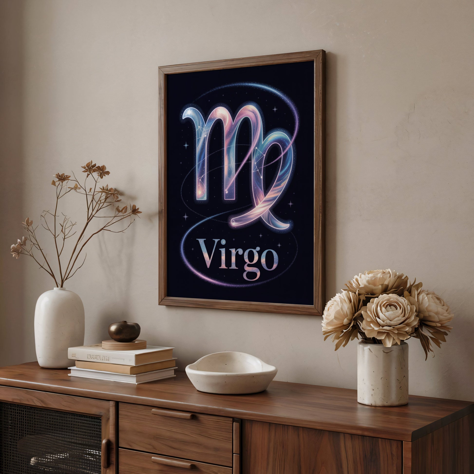 Aisle29 Posters Virgo Cosmic Wall Art