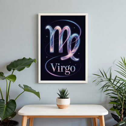 Aisle29 Posters Virgo Cosmic Wall Art
