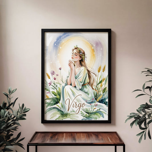 Aisle29 Posters Virgo Maiden Harmony Wall Art