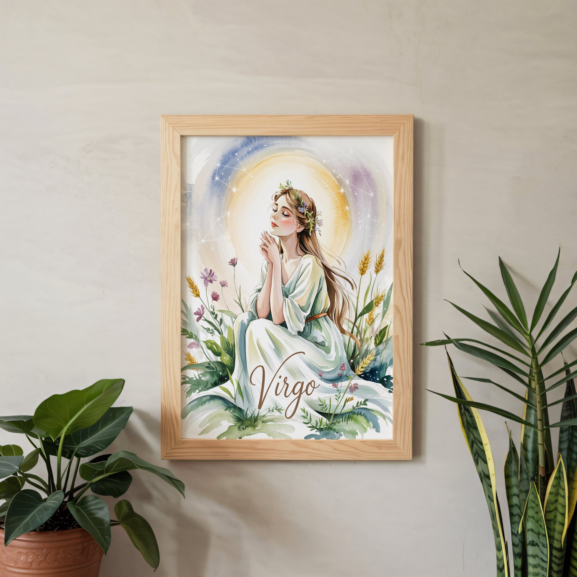 Aisle29 Posters Virgo Maiden Harmony Wall Art