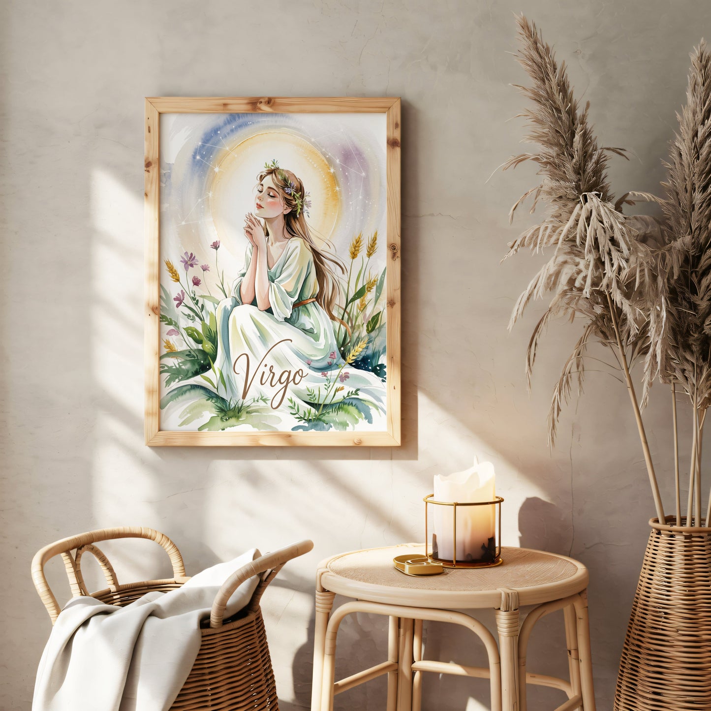 Aisle29 Posters Virgo Maiden Harmony Wall Art