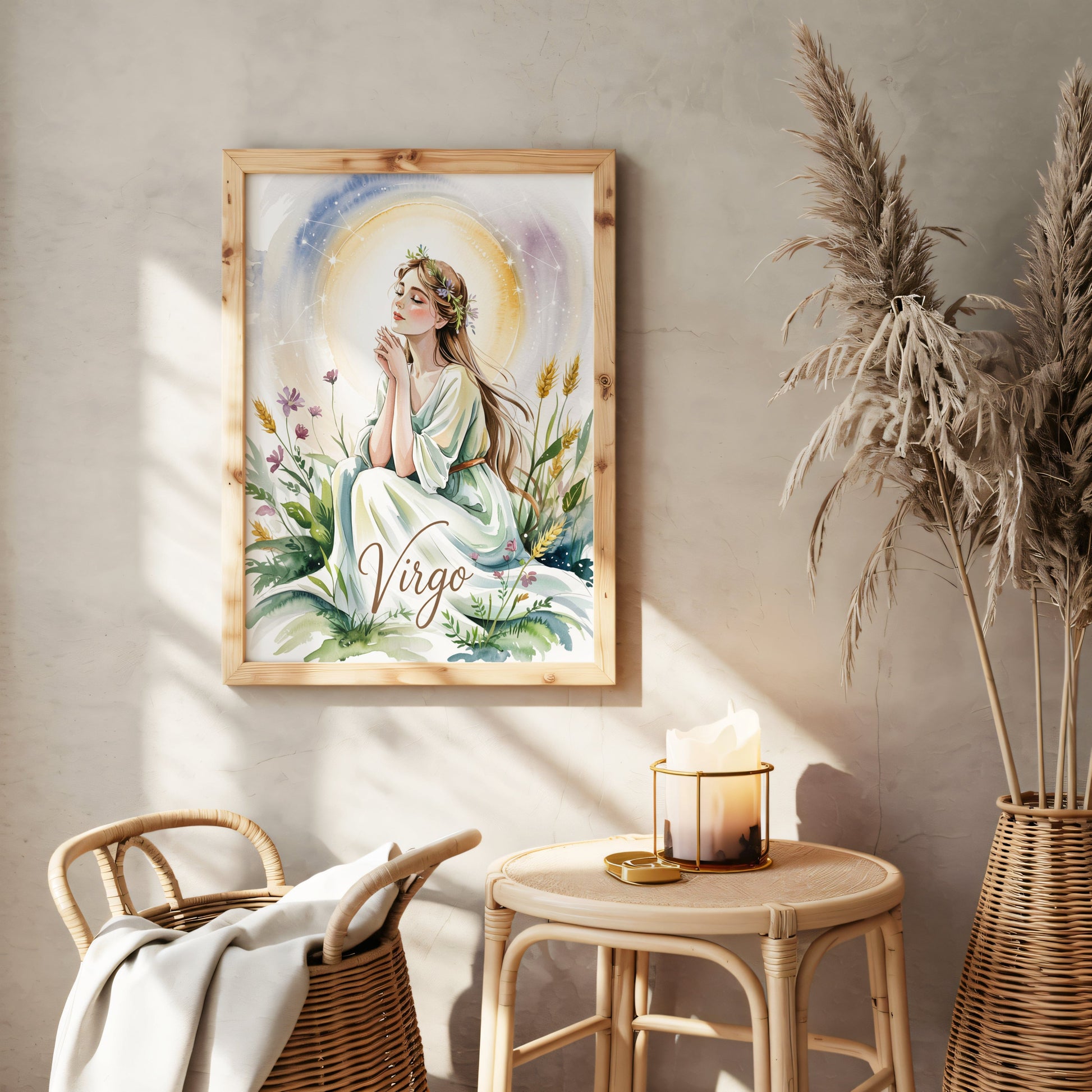 Aisle29 Posters Virgo Maiden Harmony Wall Art