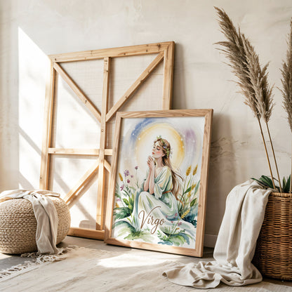 Aisle29 Posters Virgo Maiden Harmony Wall Art