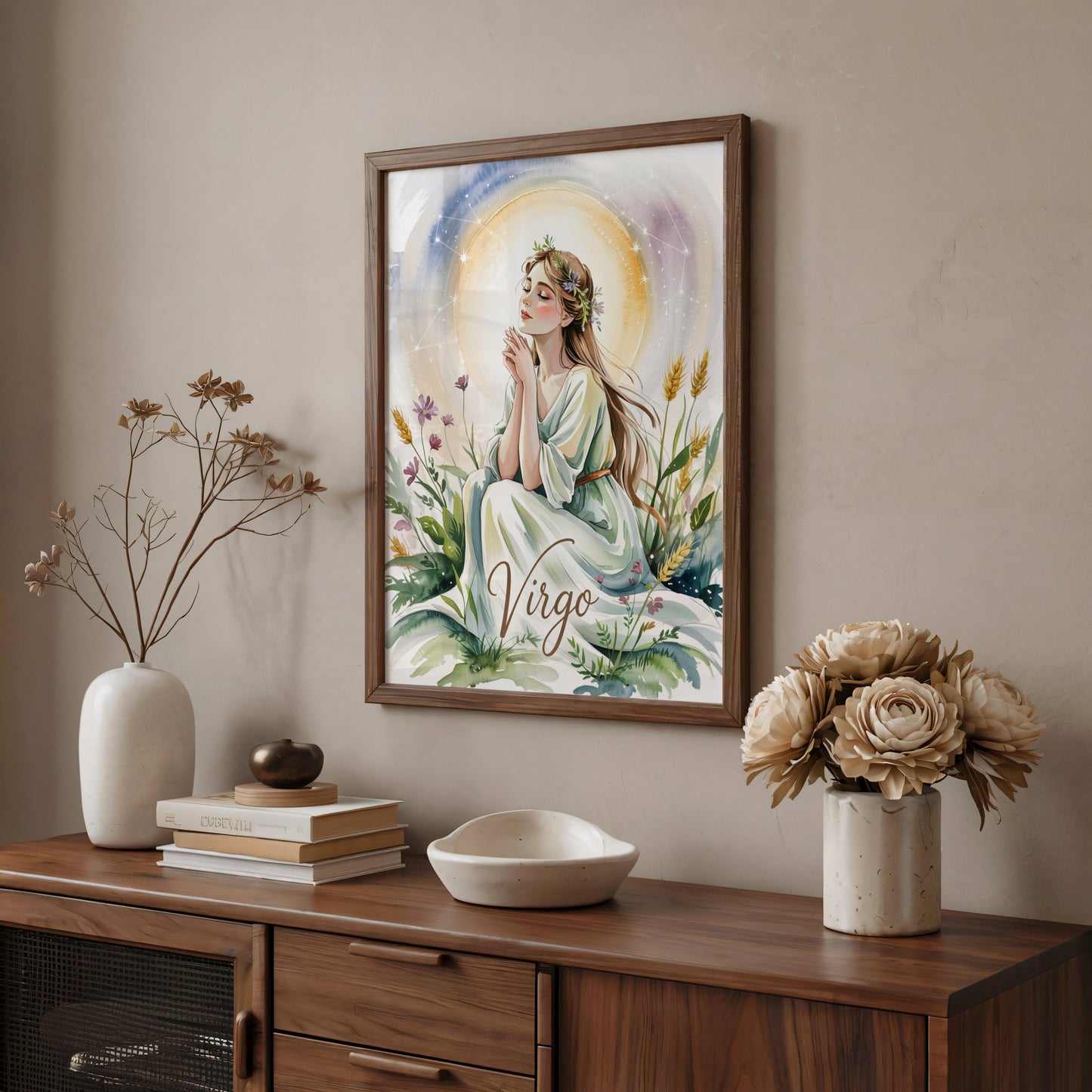 Aisle29 Posters Virgo Maiden Harmony Wall Art