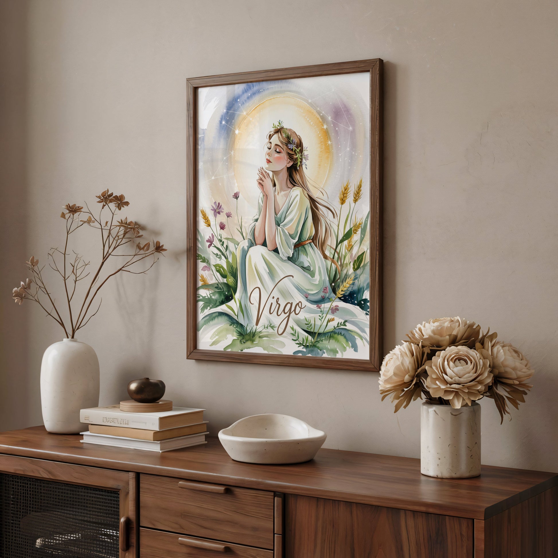 Aisle29 Posters Virgo Maiden Harmony Wall Art
