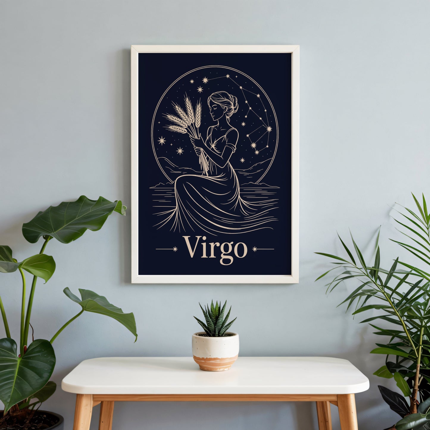 Aisle29 Posters Virgo Night Wall Art