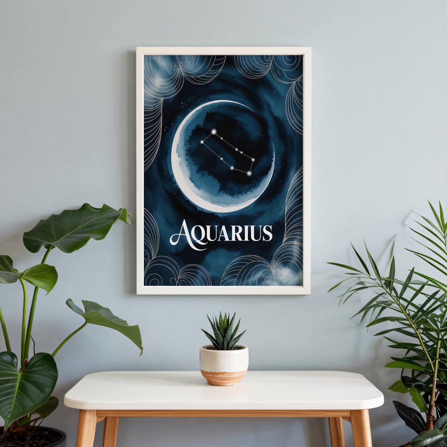 Aisle29 Print Aquarius Celestial Wall Art