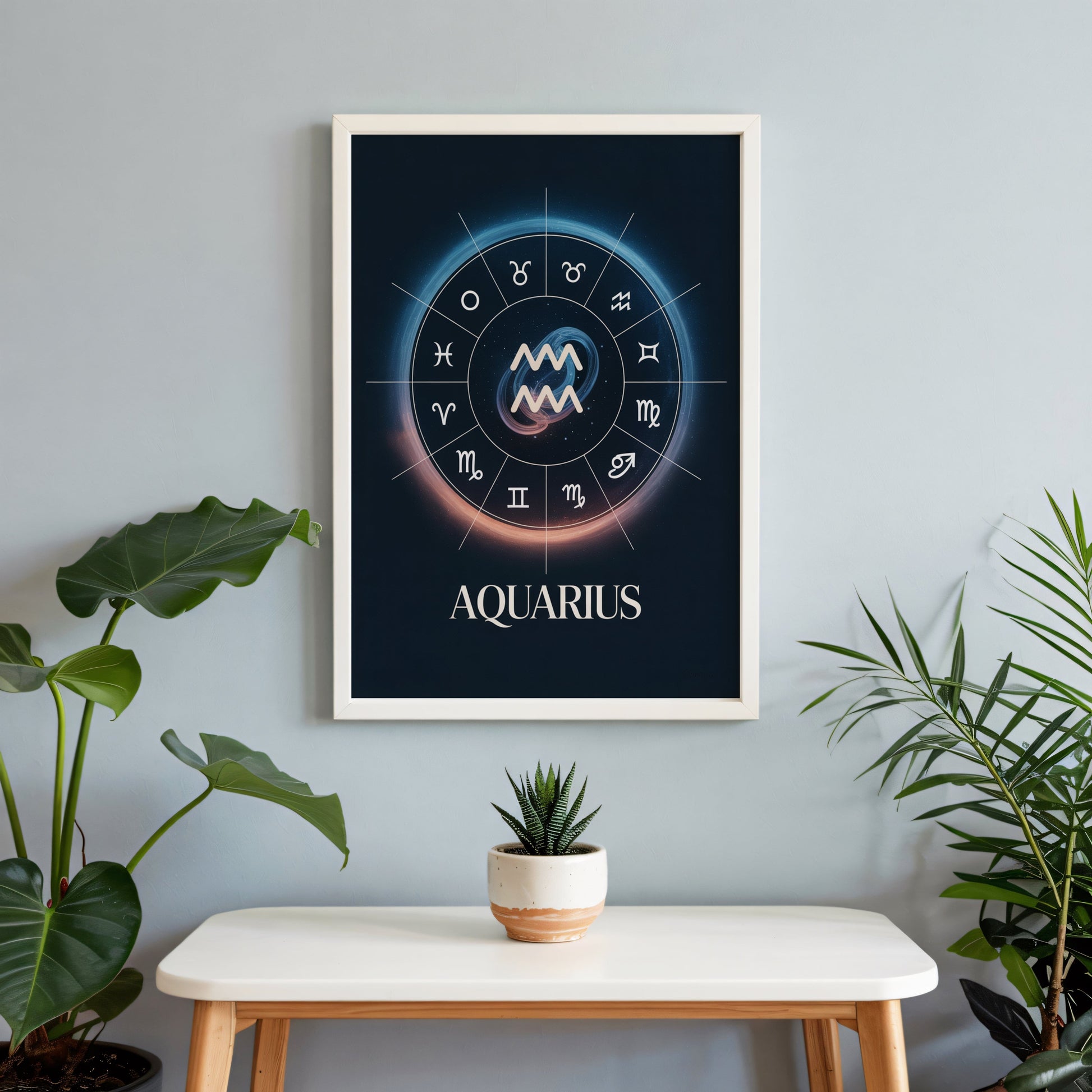 Aisle29 Print Aquarius Circular Wall Art