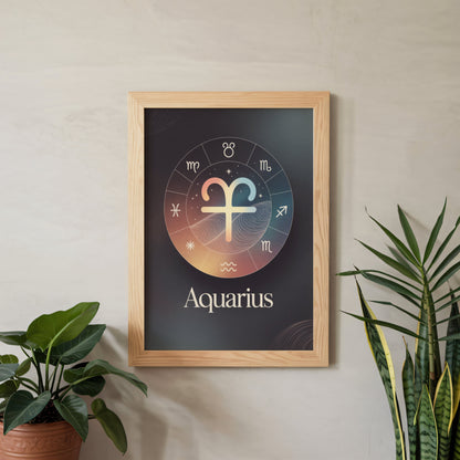 Aisle29 Print Aquarius Colour Wall Art