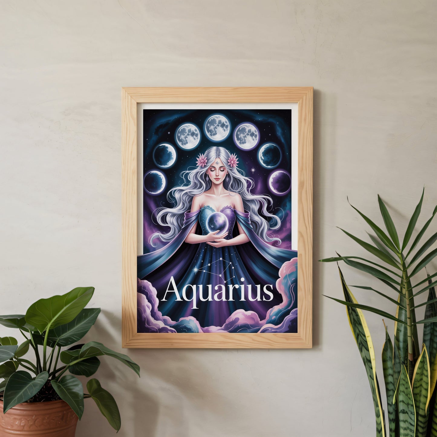 Aisle29 Print Aquarius Cosmic Wall Art