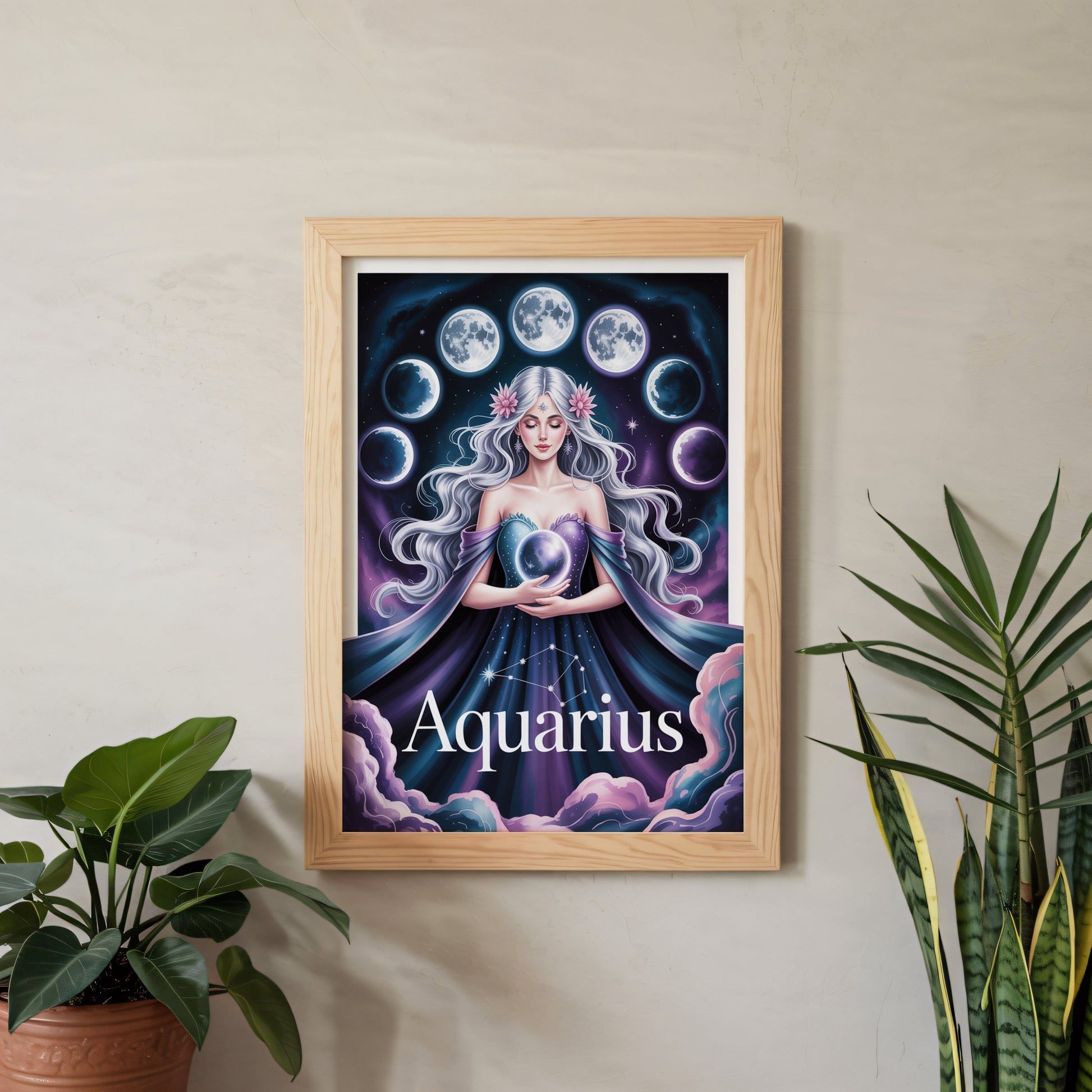 Aisle29 Print Aquarius Cosmic Wall Art