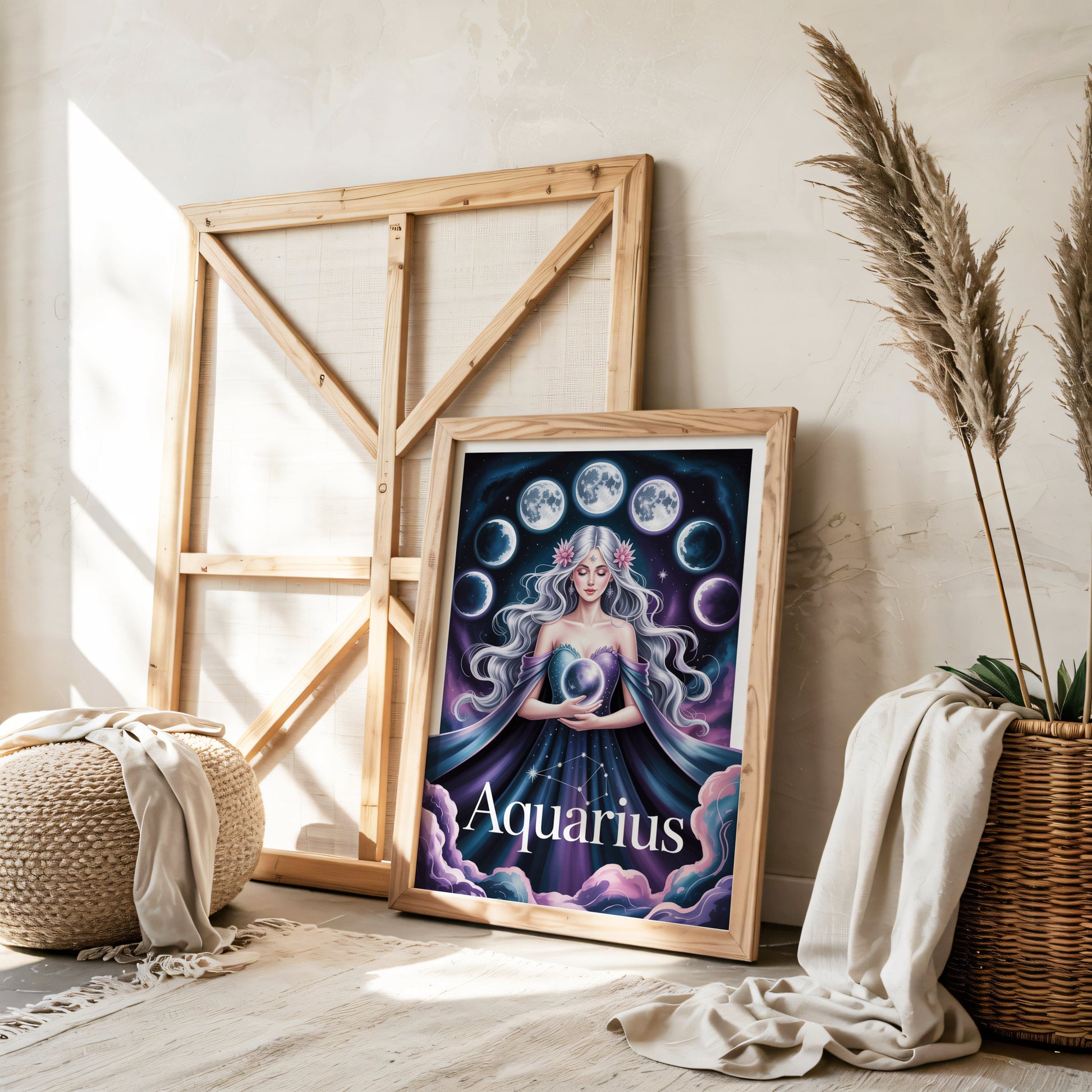 Aisle29 Print Aquarius Cosmic Wall Art