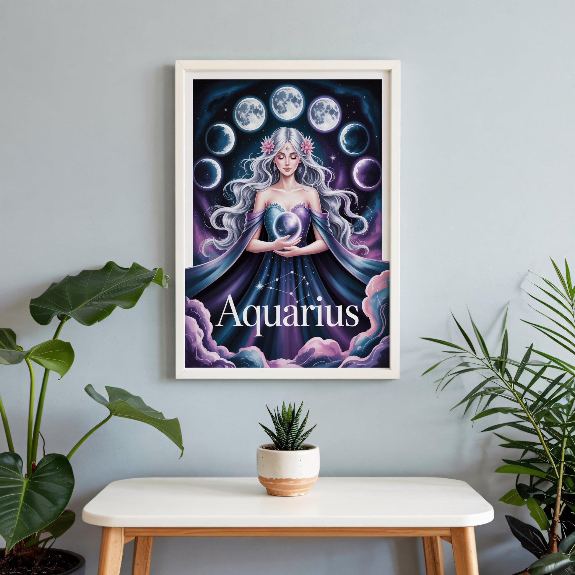Aisle29 Print Aquarius Cosmic Wall Art