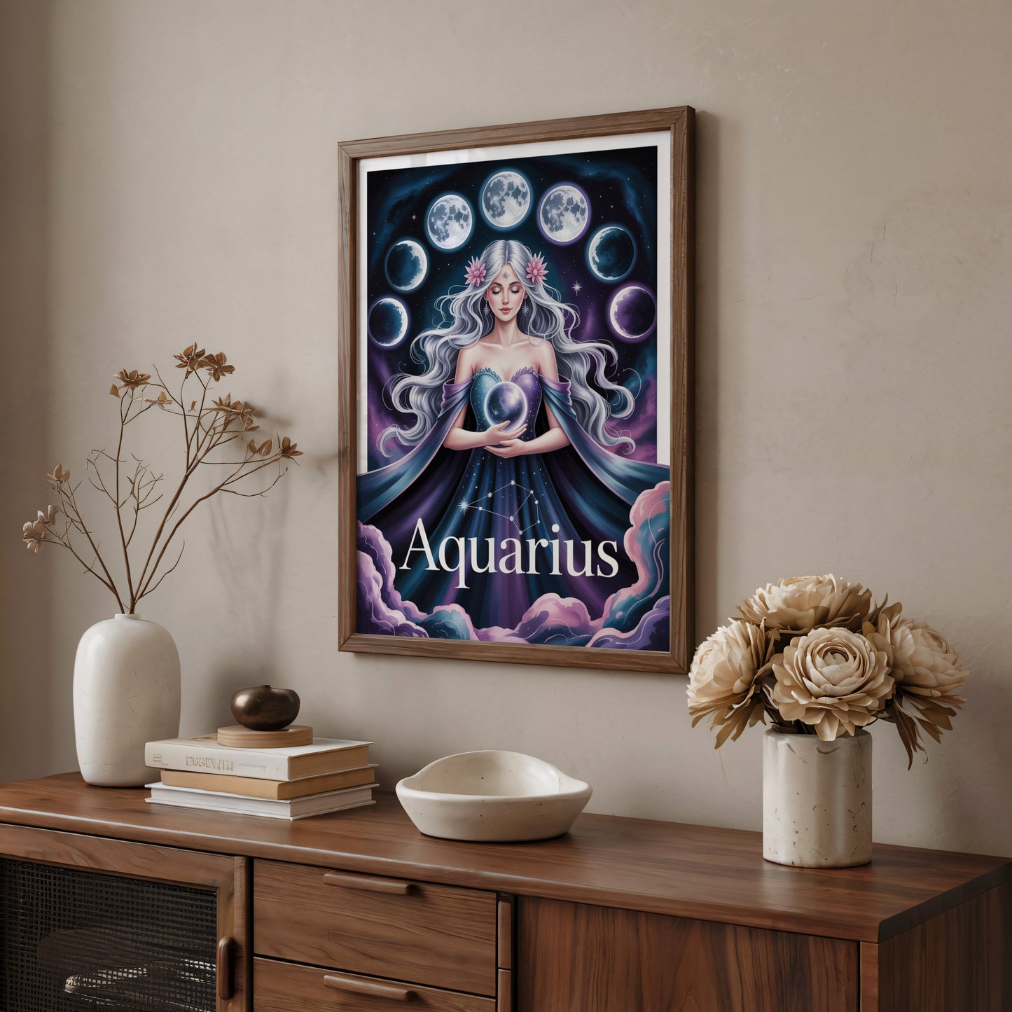 Aisle29 Print Aquarius Cosmic Wall Art