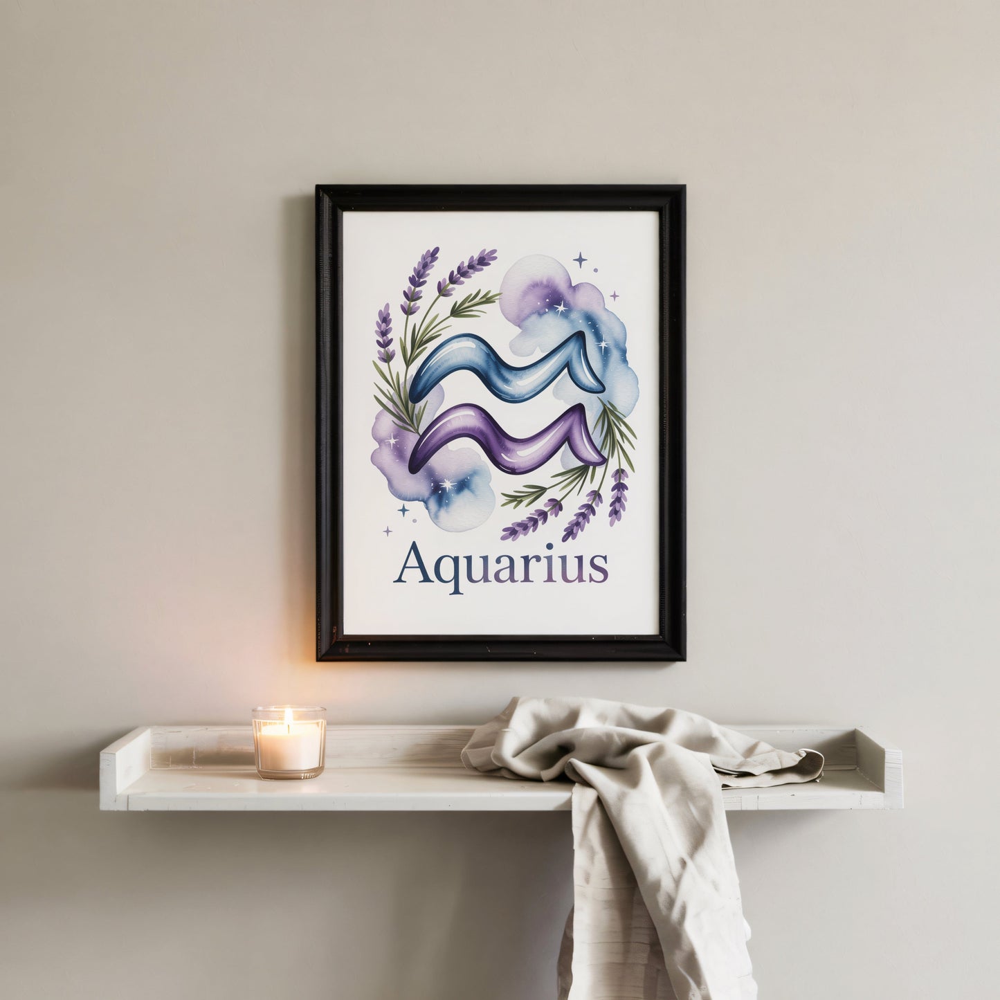 Aisle29 Print Aquarius Earth Wall Art