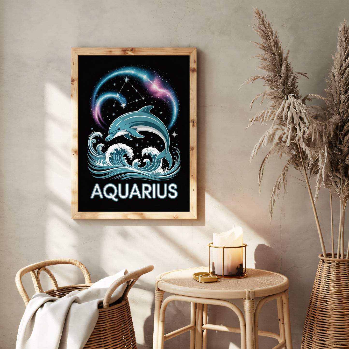 Aisle29 Print Aquarius Eclipse Wall Art