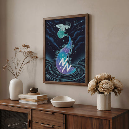 Aisle29 Print Aquarius Ideal Wall Art