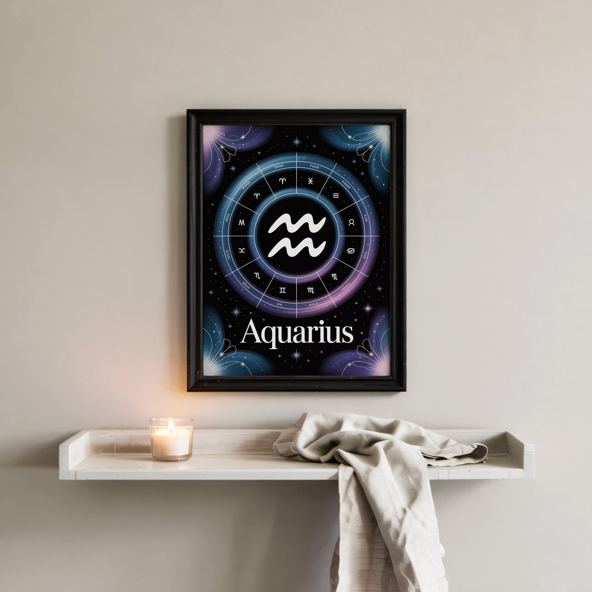 Aisle29 Print Aquarius Rising Wall Art