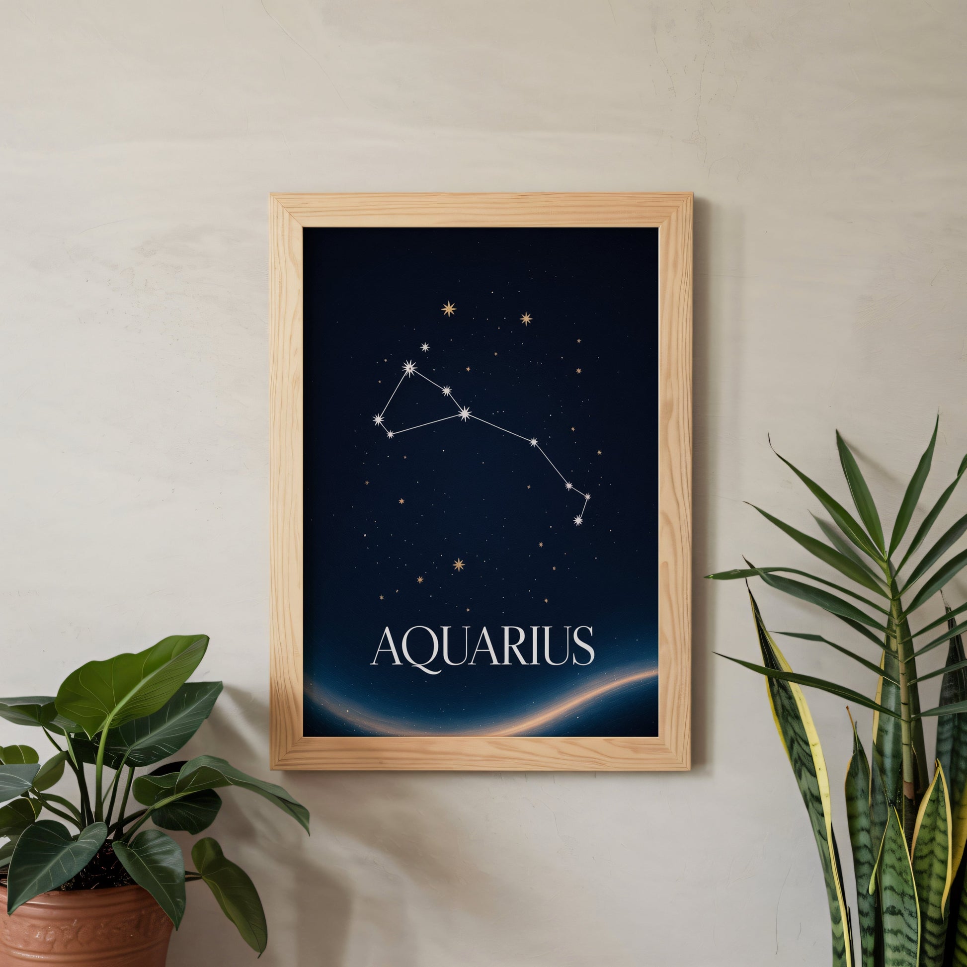 Aisle29 Print Aquarius Stars Wall Art