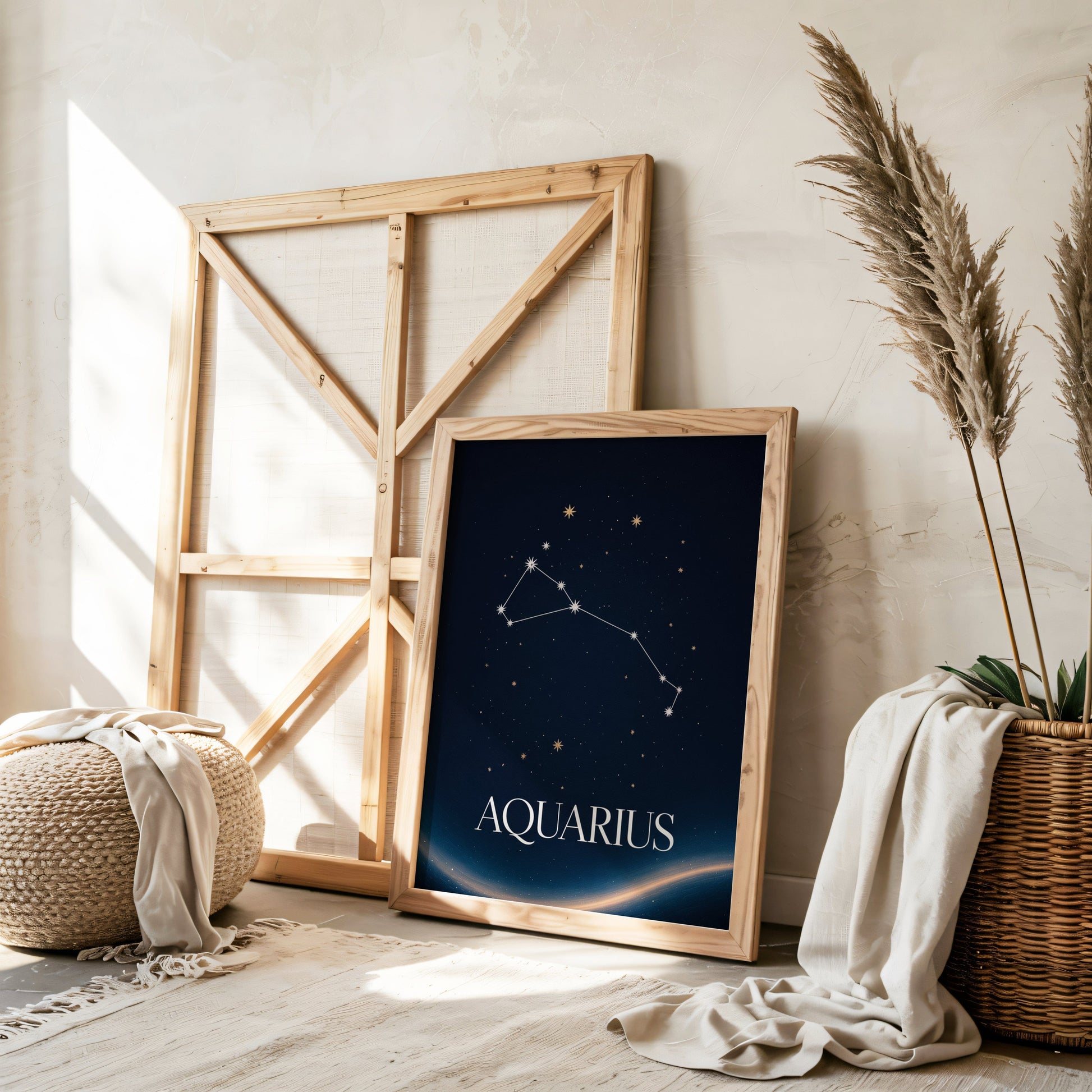 Aisle29 Print Aquarius Stars Wall Art