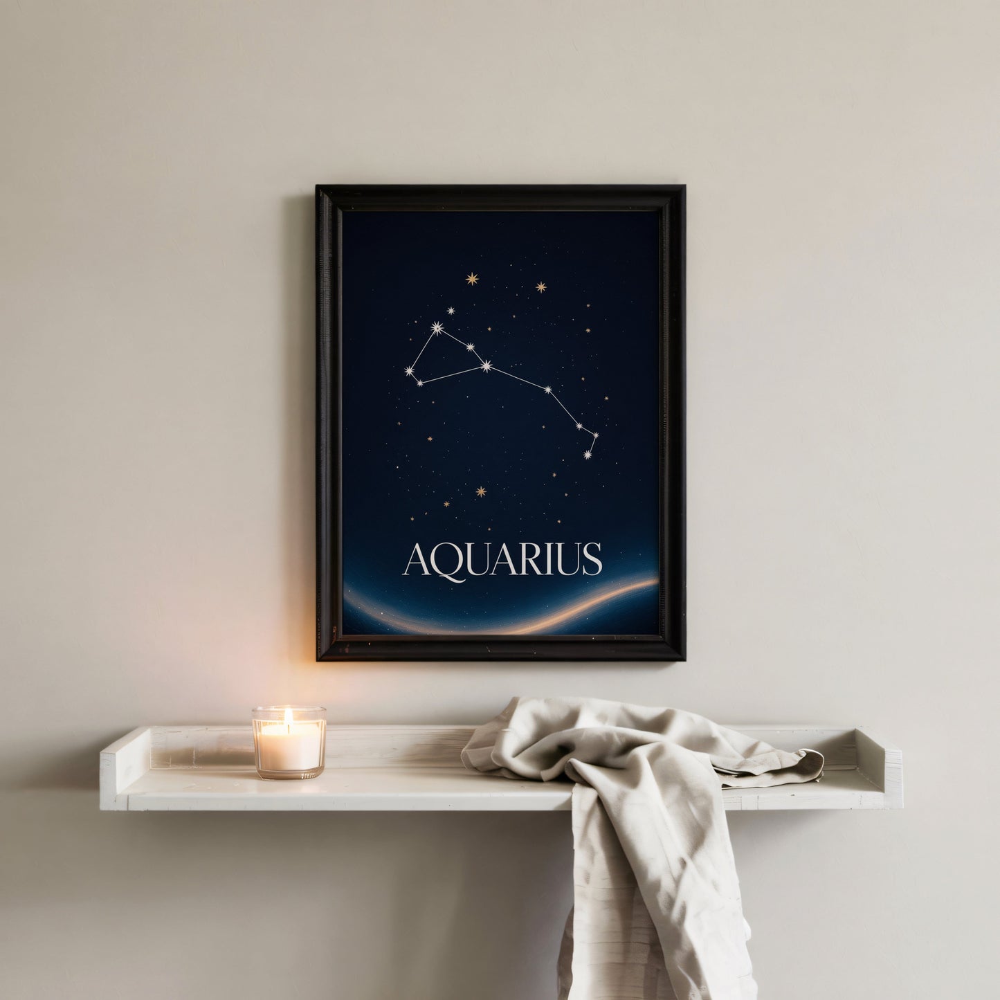 Aisle29 Print Aquarius Stars Wall Art