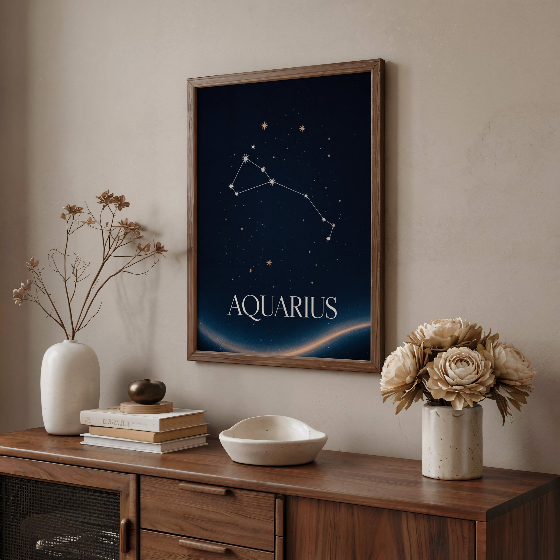 Aisle29 Print Aquarius Stars Wall Art