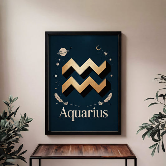 Aisle29 Print Aquarius Subtle Wall Art