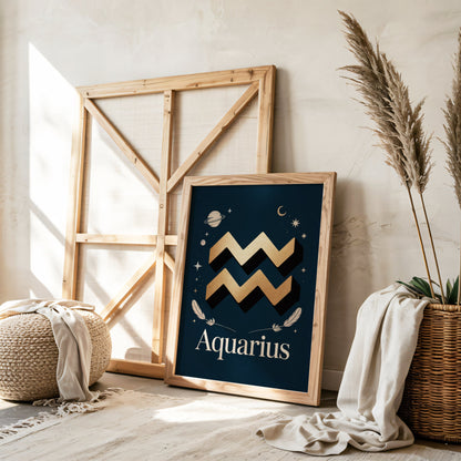 Aisle29 Print Aquarius Subtle Wall Art