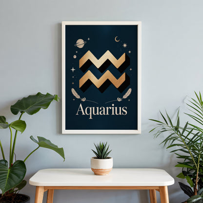 Aisle29 Print Aquarius Subtle Wall Art