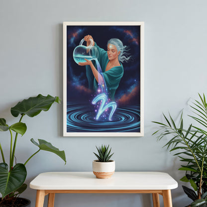 Aisle29 Print Aquarius Vibrant Wall Art