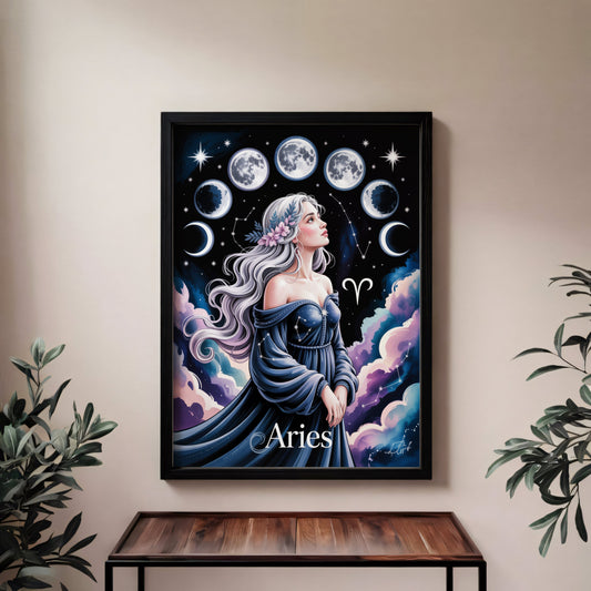 Aisle29 Print Aries Cosmic Wall Art