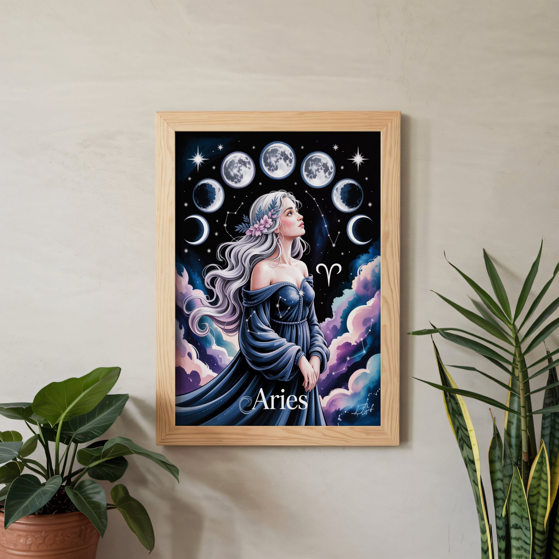 Aisle29 Print Aries Cosmic Wall Art
