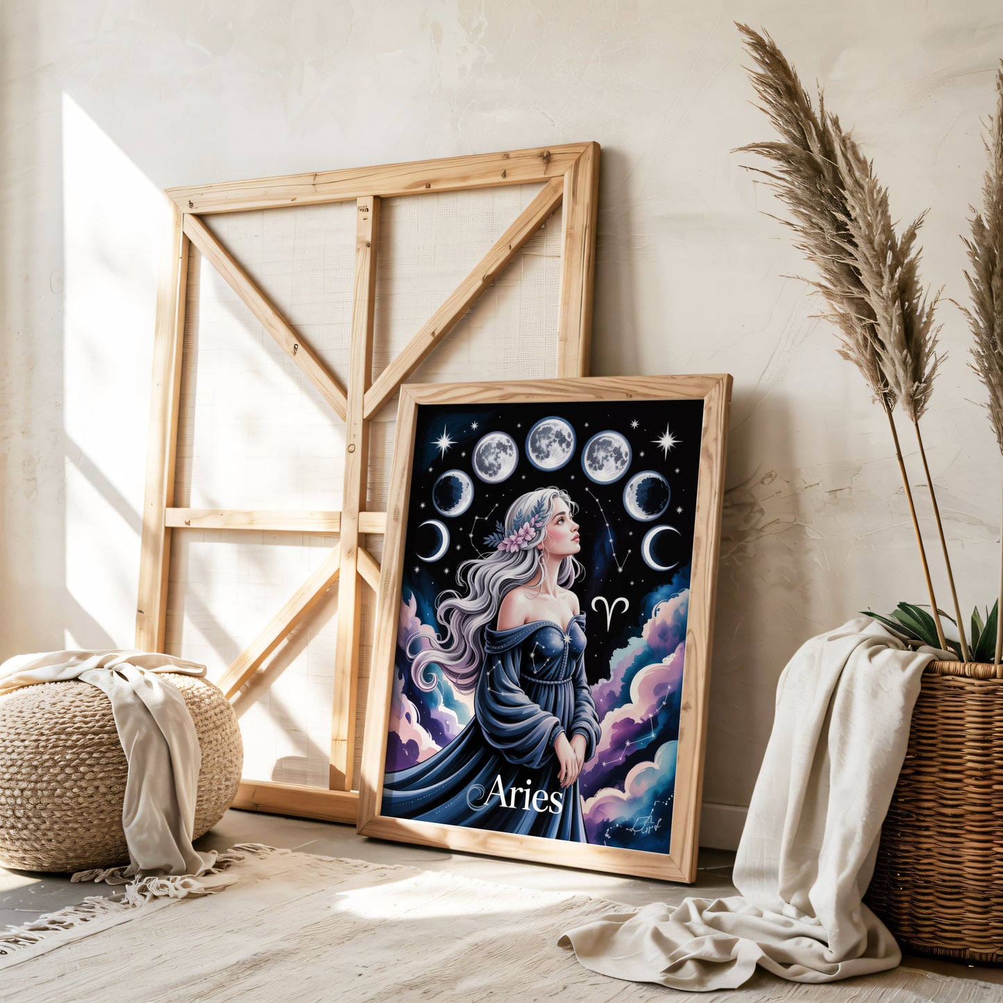 Aisle29 Print Aries Cosmic Wall Art