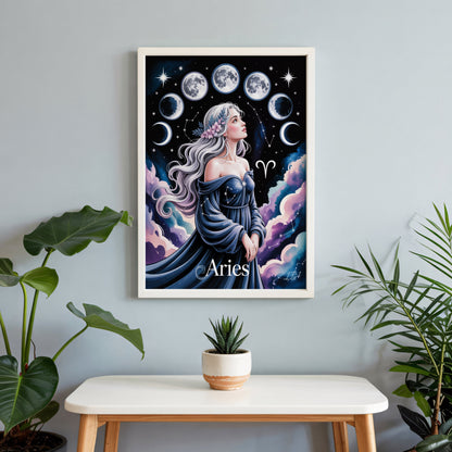Aisle29 Print Aries Cosmic Wall Art