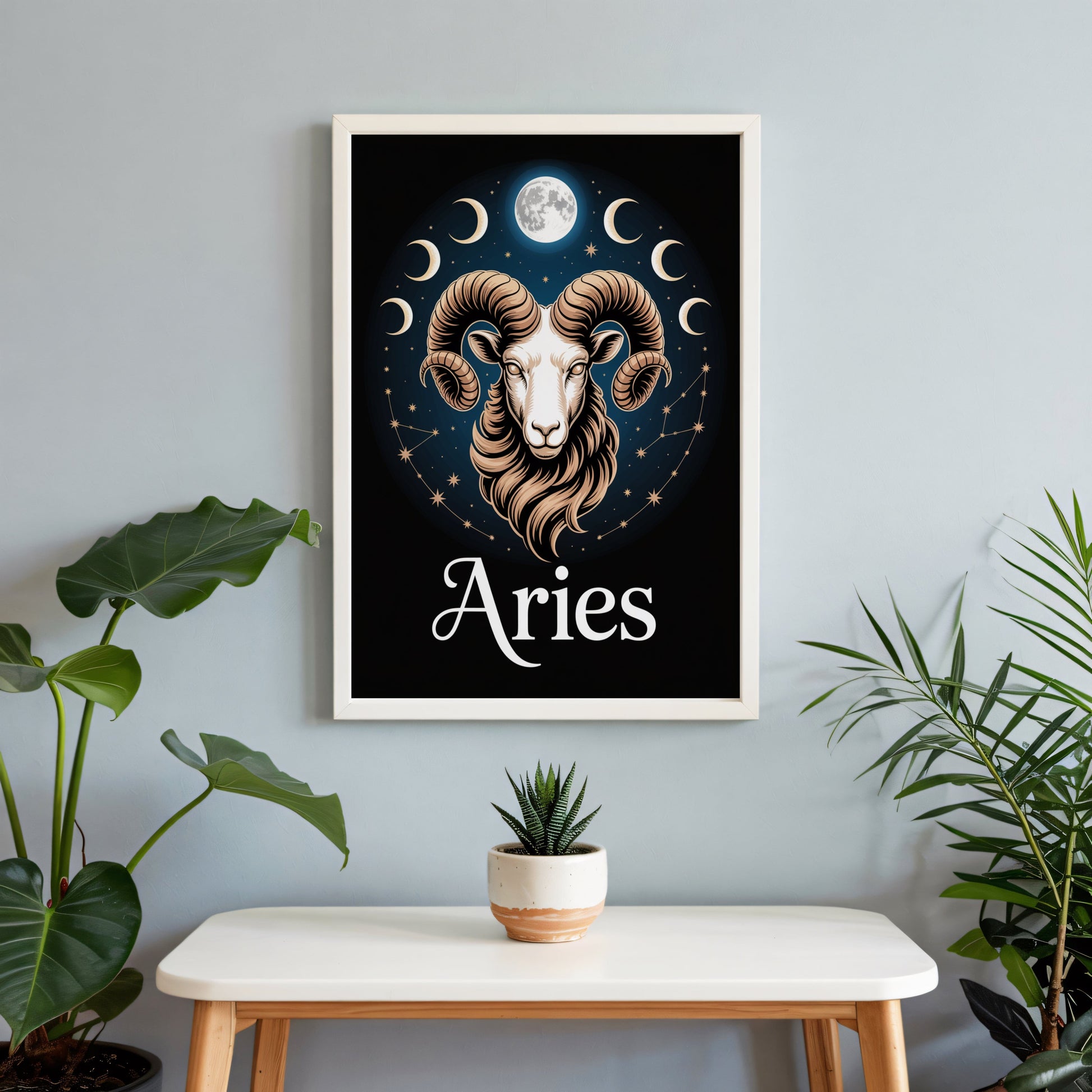 Aisle29 Print Aries Moon Wall Art