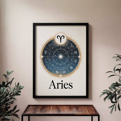 Aisle29 Print Aries Rising Wall Art