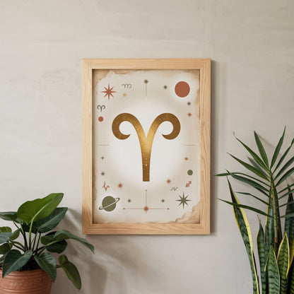 Aisle29 Print Aries Subtle Bold Wall Art